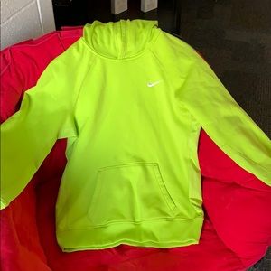 NIKE Fleece Therma-Fit Neon Hoodie